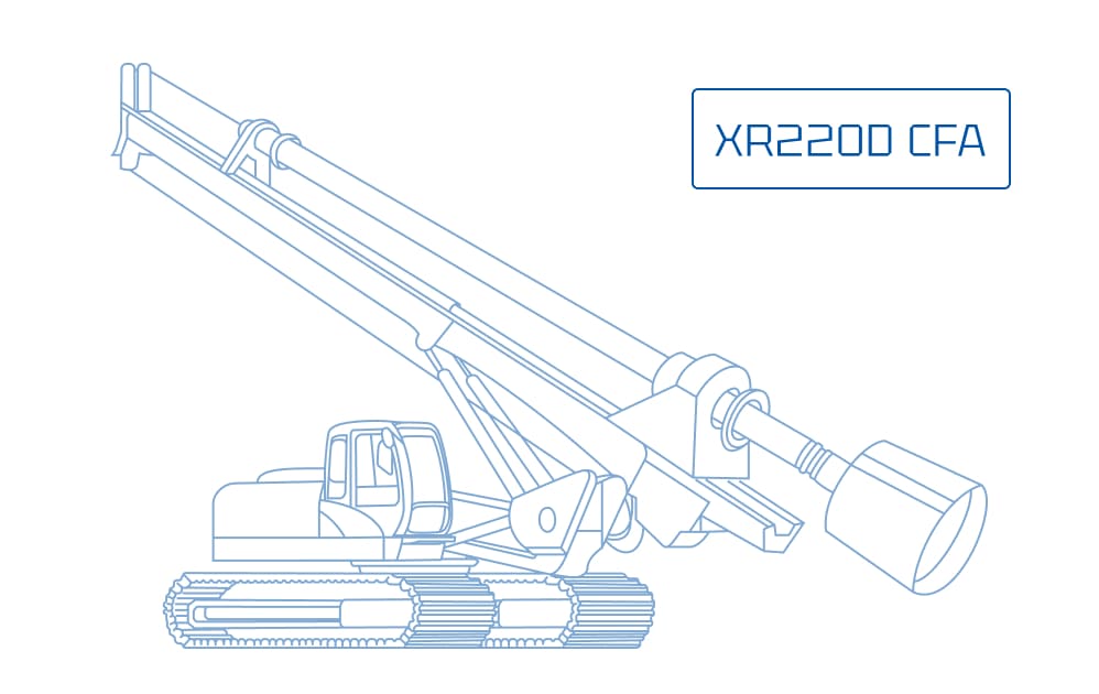 Роторные буровые установки с бесконечным шнеком XCMG XR220D CFA